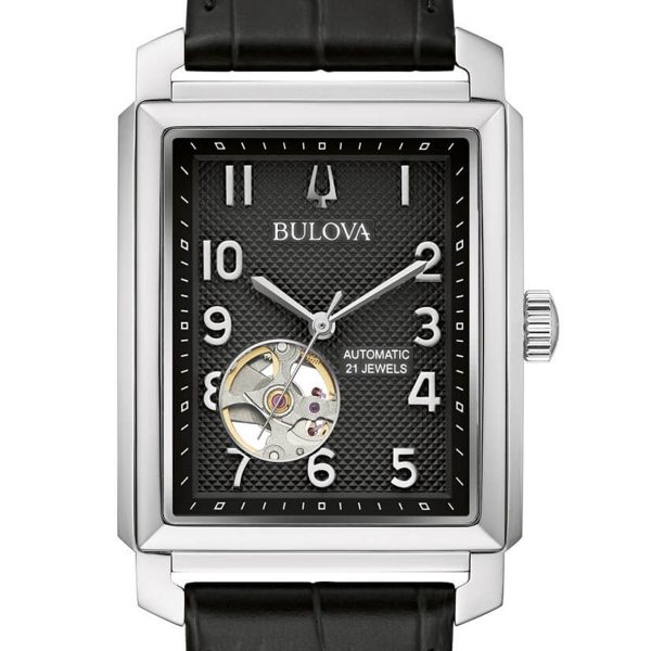 Bulova Men’s Classic Collection Sutton Automatic Rectangula 96A269