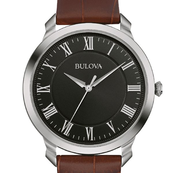 Bulova Men’s Classic Brown Leather 96A184