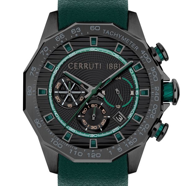 Cerruti Men’s Molveno Green Chronograph CIWGC2114001