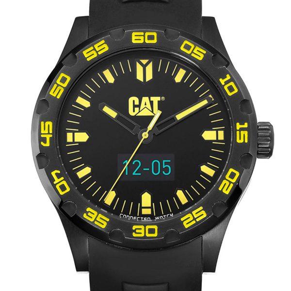 Caterpillar Men’s C-Smart Touchscreen Smartwatch Black Rubber B116521127