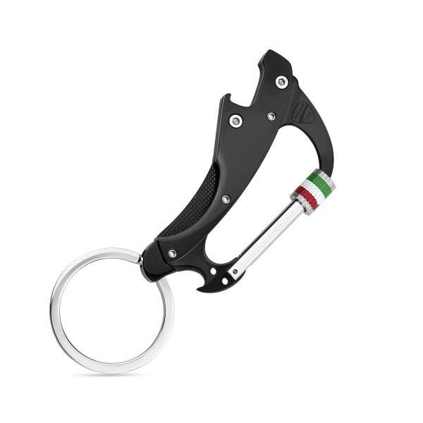 Ducati Sfida Silver & Black KeyChain DTAGK2137901