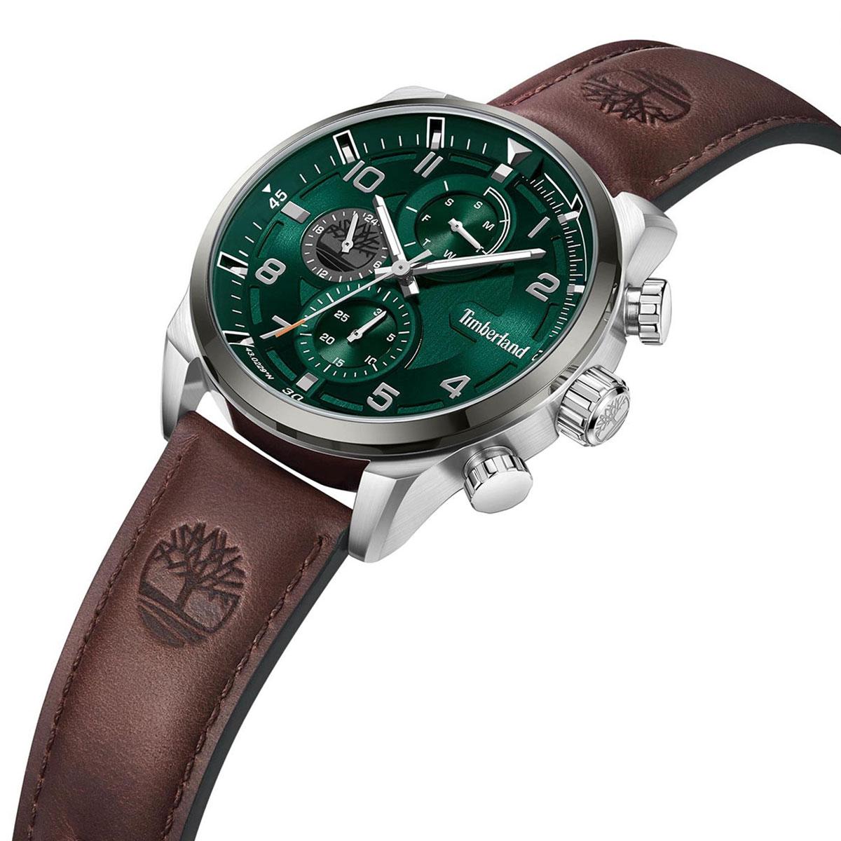 Timberland Men\'s Henniker II KLONI TDWGF2201101 Silver – – Green Watch